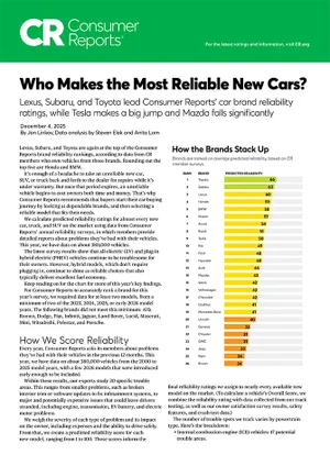 Who Makes the Most Reliable Cars | Salina Subaru in Salina KS